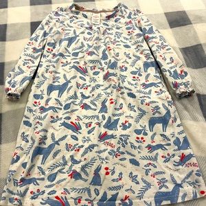 Mini Boden holiday/winter nightgown